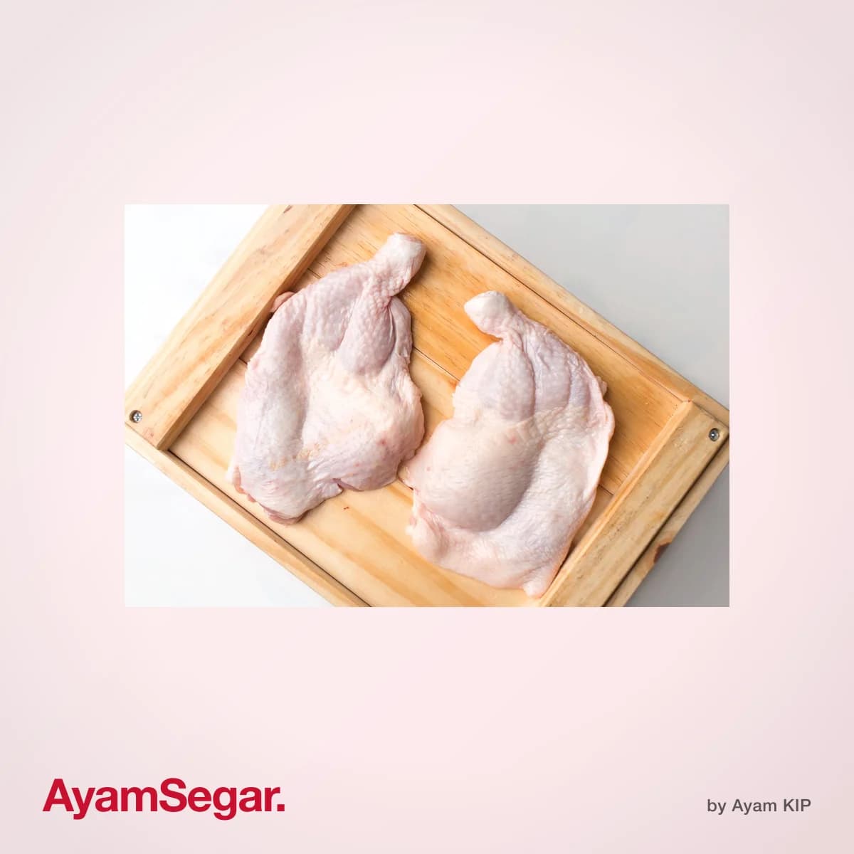 Chop ayam dileperkan — siap masak